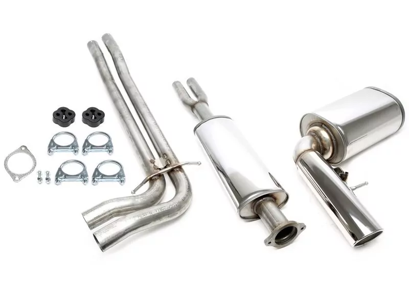 TA Technix Edelstahlanlage 1x100mm passend für Volvo S60 I Turbo AWD Typ R