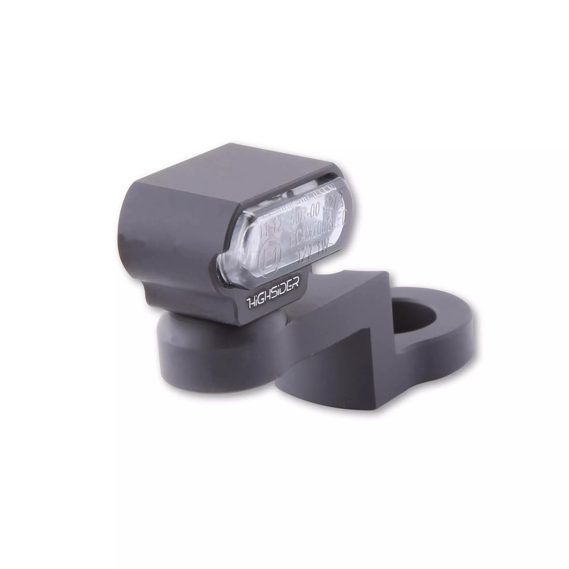 HIGHSIDER pro Type 1 Mounting LED Indicator Black/Translucent E-Approved (Pair)