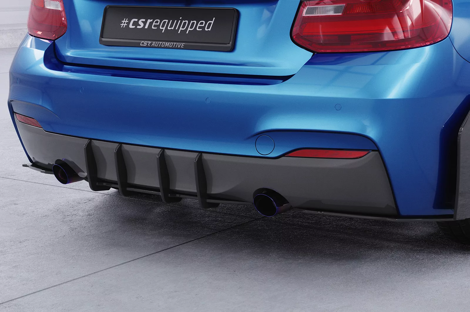 Racing Diffusor / Heckansatz für BMW 2er F22/F23 M-Paket HA320