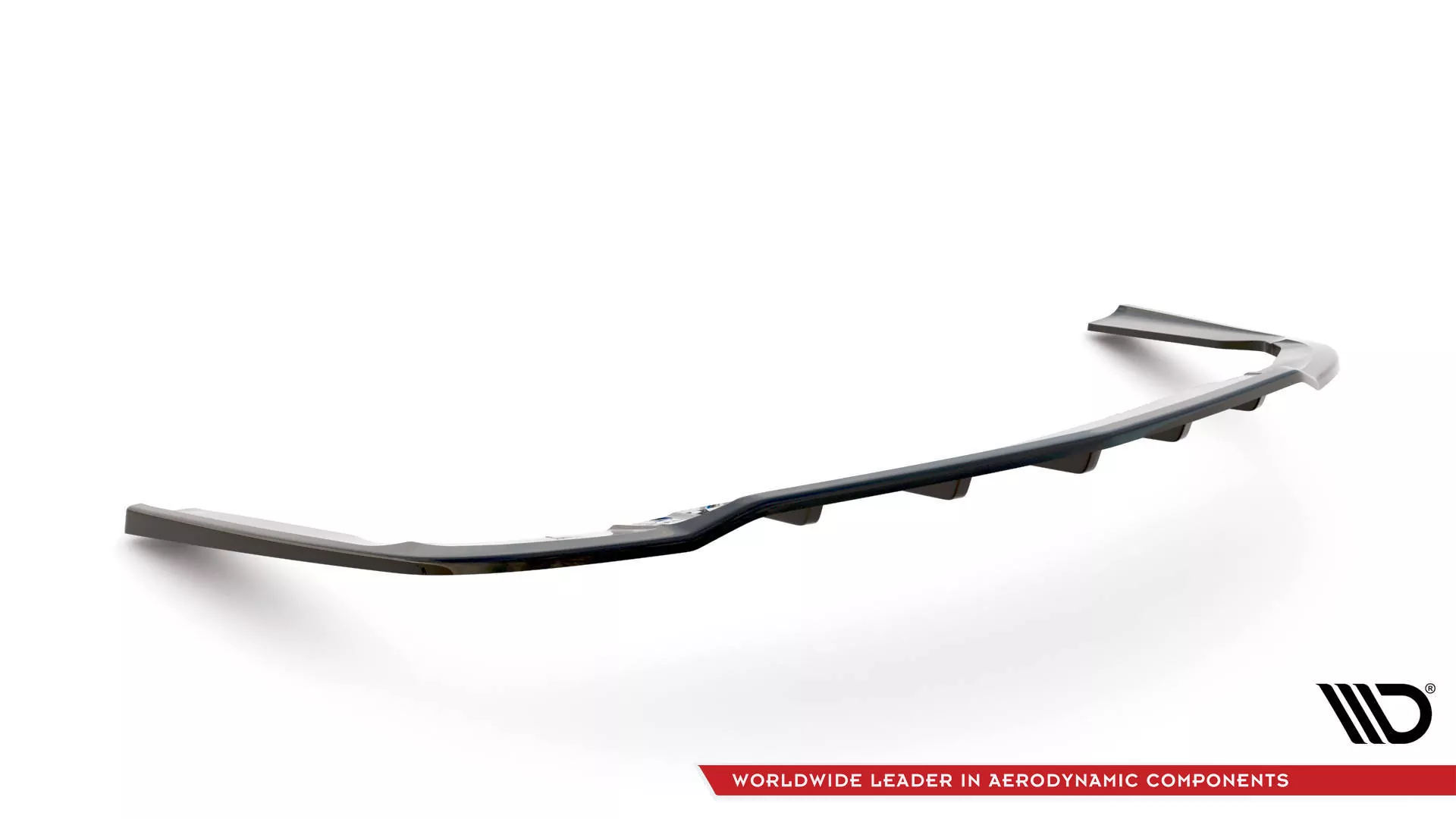 Hinten Splitter (mit Einem Vertikalem Balken) Opel Insignia OPC Mk1 Schwarz Hochglanz