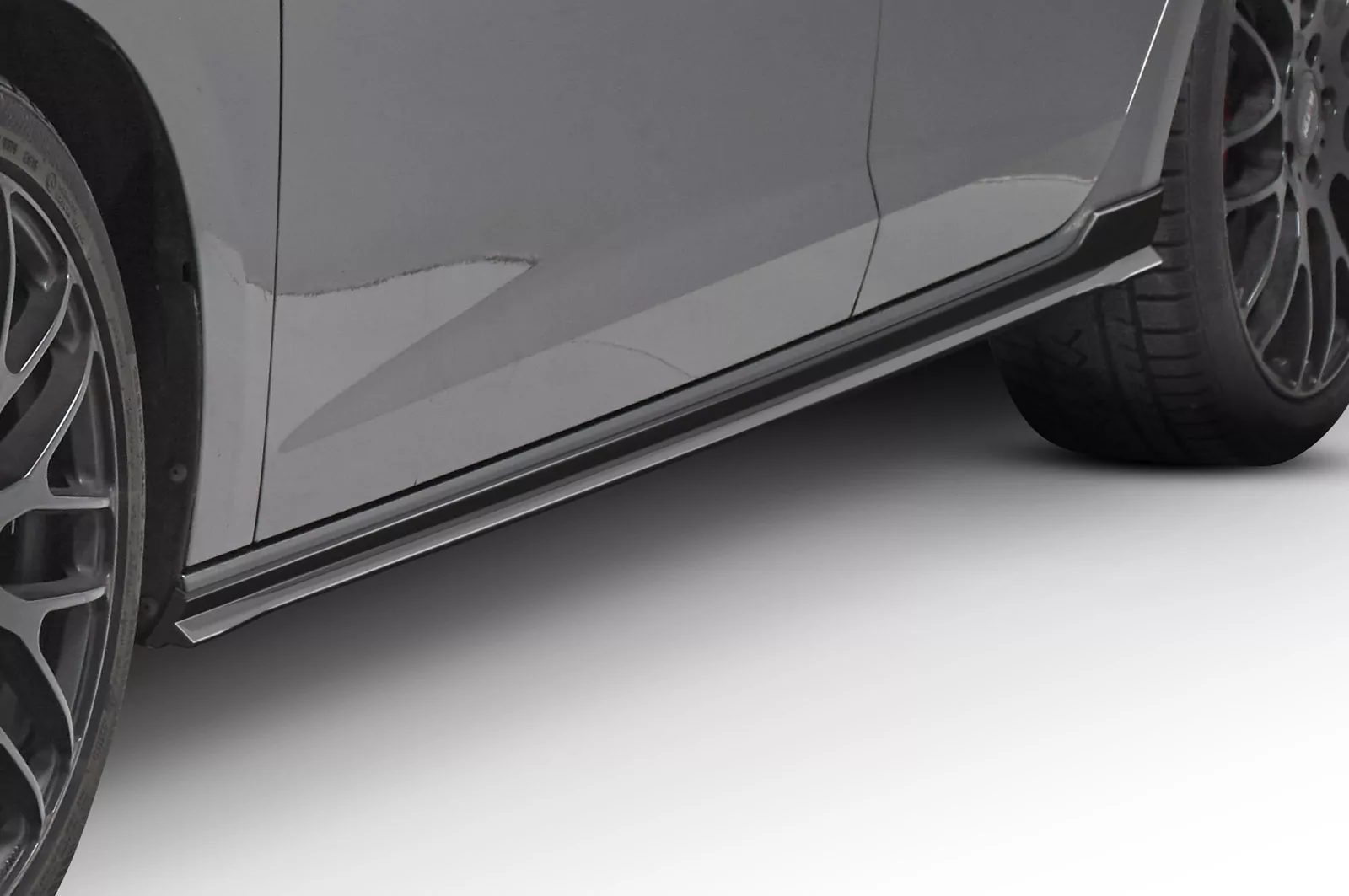 Seitenschweller für Seat Leon 3 (5F) ST / 5-Türer Lackierfreundlich (schwarz matt)