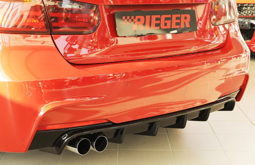 Rieger Heckeinsatz für BMW 3er F31  (3K/3K-N1) | Touring 10.12-06.15 (bis Facelift) nur für M-Paket-Heckschürze