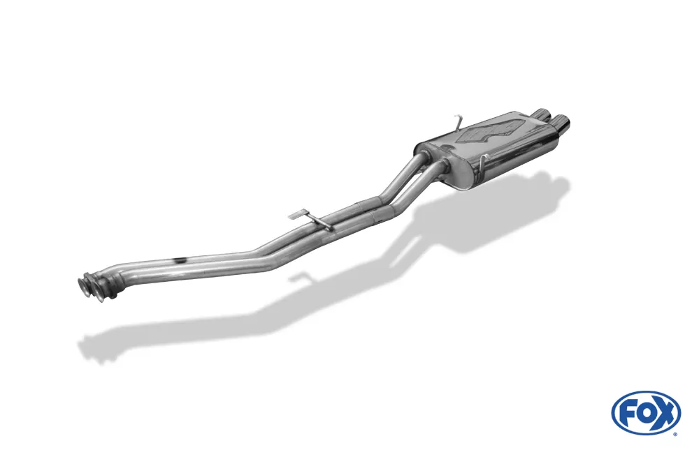 BMW E30 320i/ 325i Facelift  Endschalldämpfer - 2x76 Typ 13