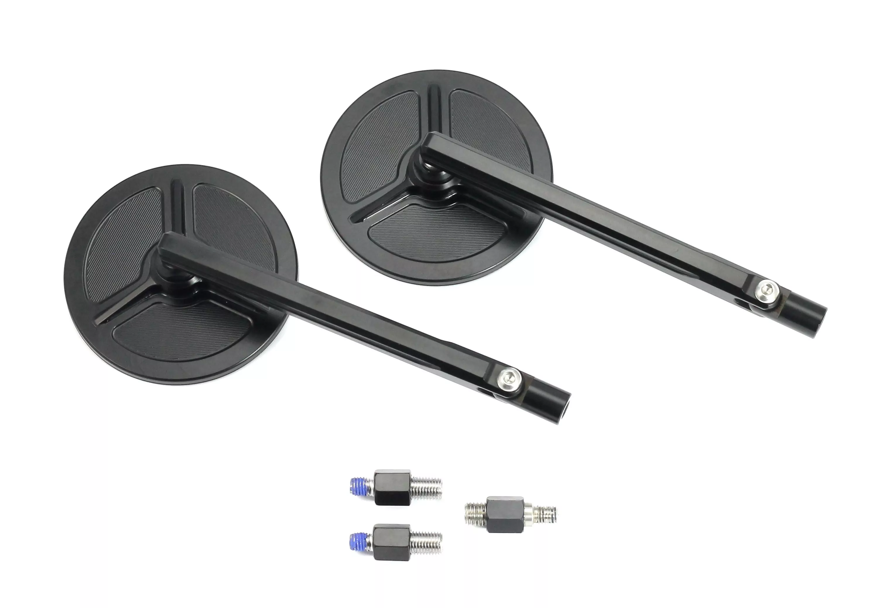 MG Biketec Spiegel Set für M10 x 1,5 mm Gewinde für BMW F 650 GS ab 2008