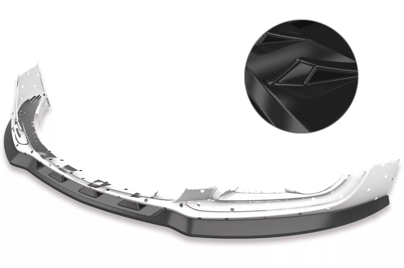 Cup-Spoilerlippe mit ABE für Opel Insignia A Glossy (schwarz hochglanz)