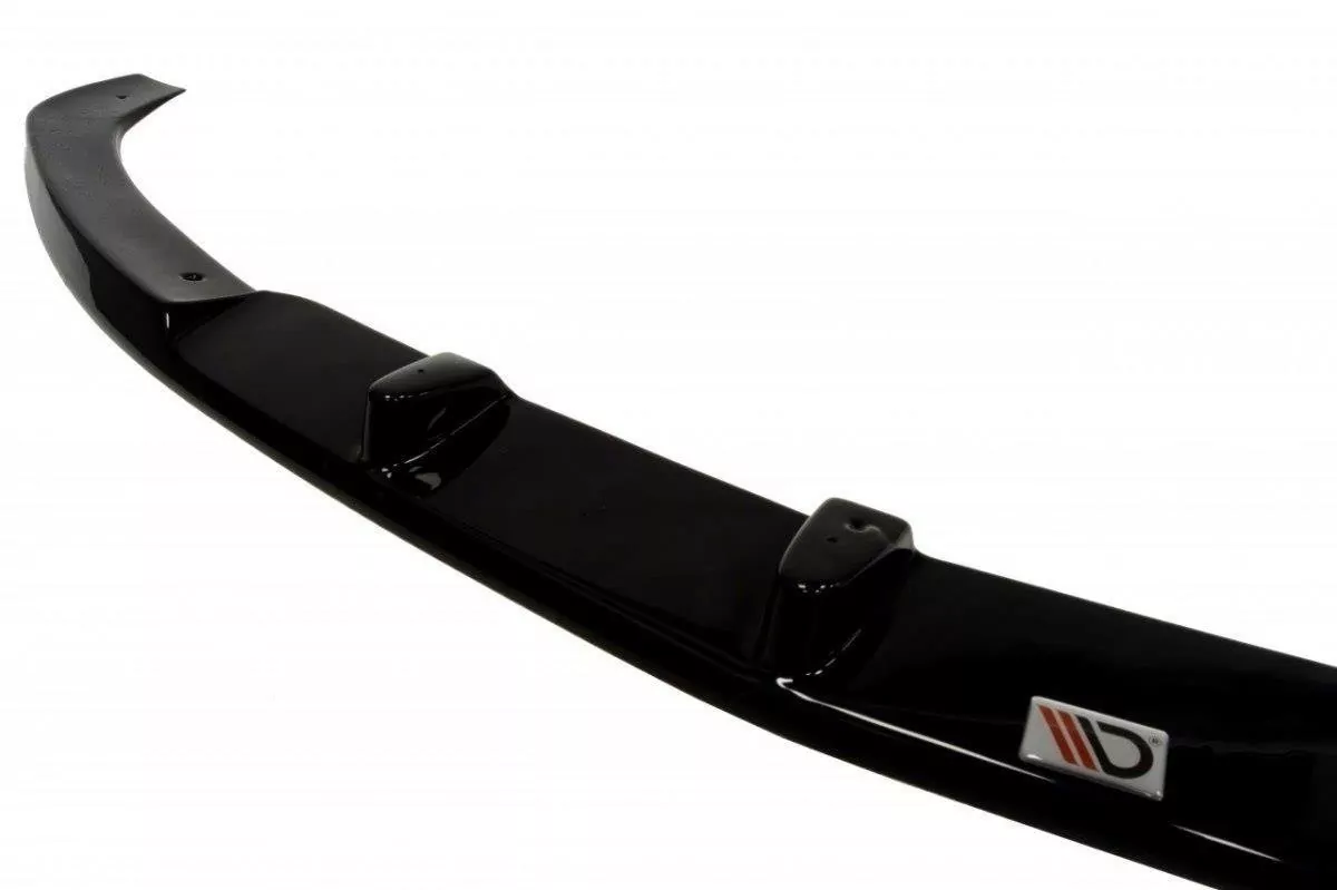 Front Ansatz Passend Für Passend Für MERCEDES GLK W204 (FÜR STANDARD STOßSTANGE) Schwarz Hochglanz Schwarz Hochglanz