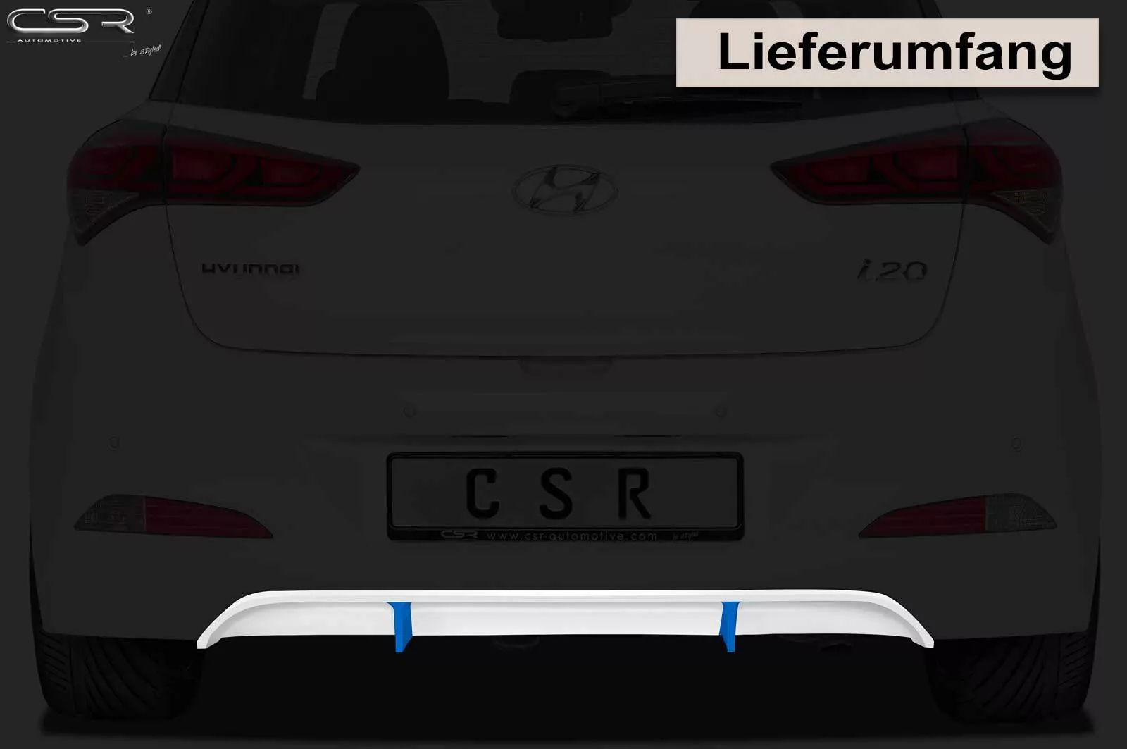 Heckansatz für Hyundai I20 GB HA209