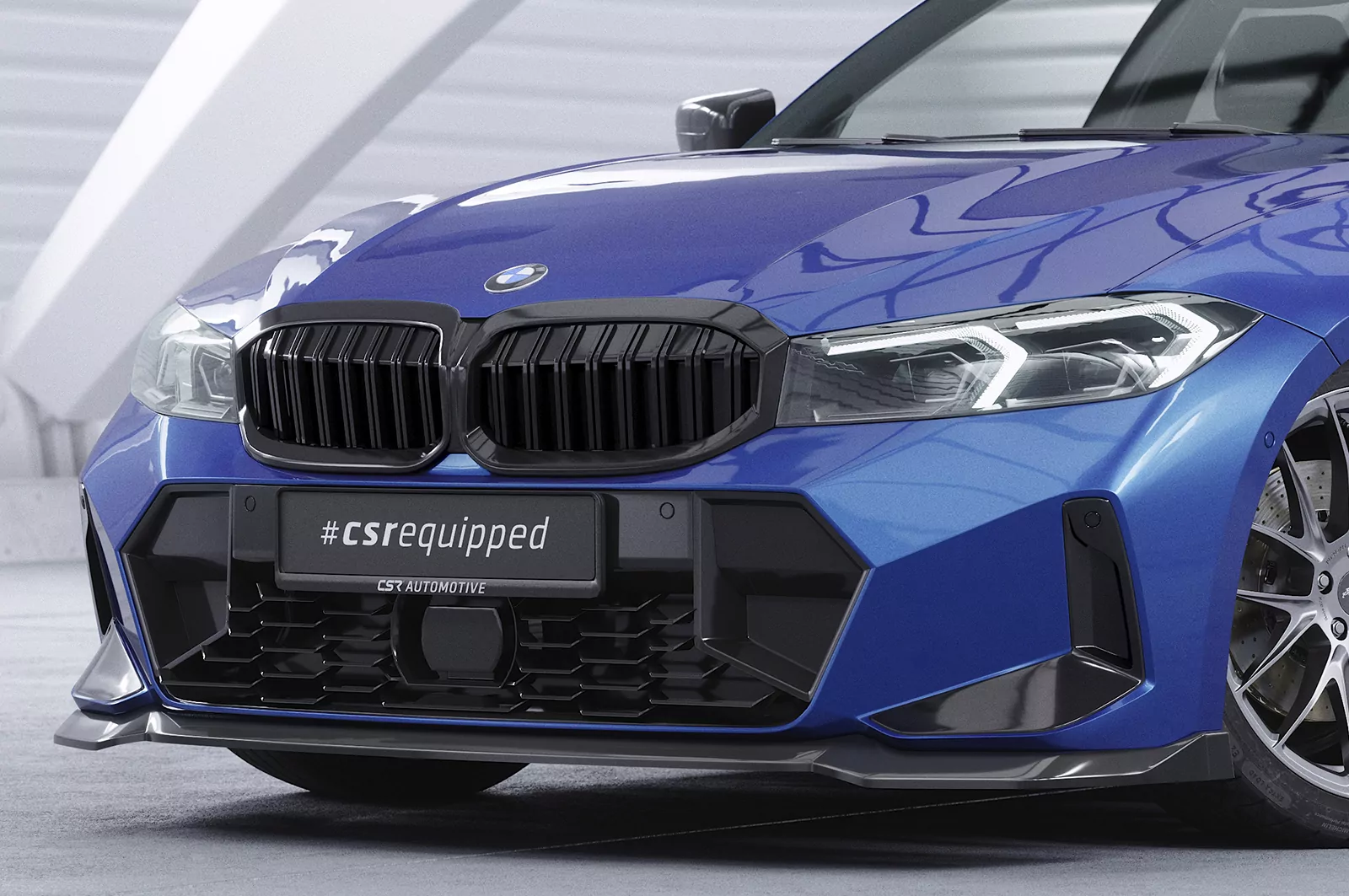 Cup-Spoilerlippe mit ABE für BMW 3er G20 / G21 CSL778 Schwarz Strukturiert