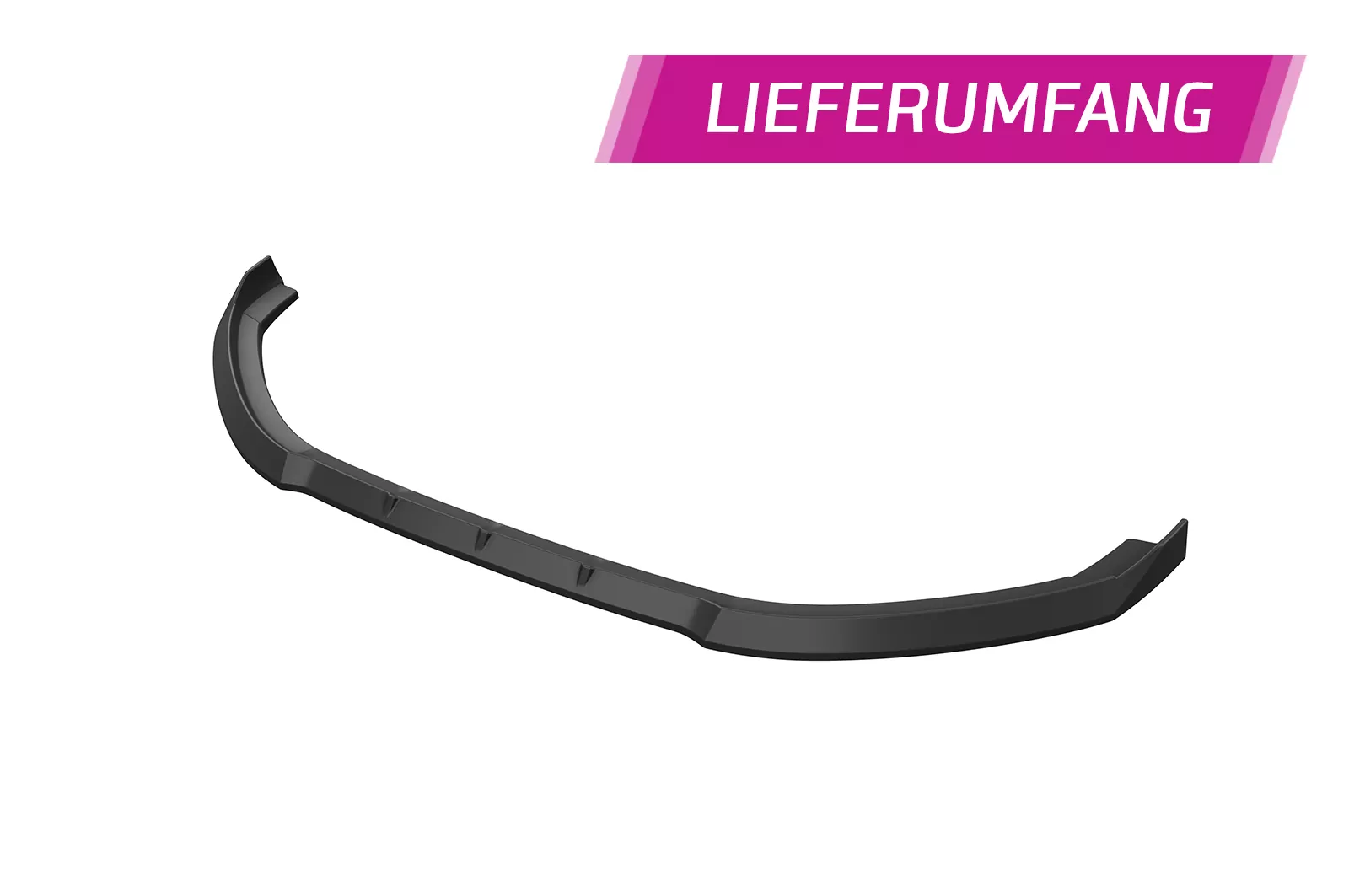 Cup-Spoilerlippe mit ABE für Audi A6 C7 (Typ 4G) Allroad CSL809 Schwarz Strukturiert