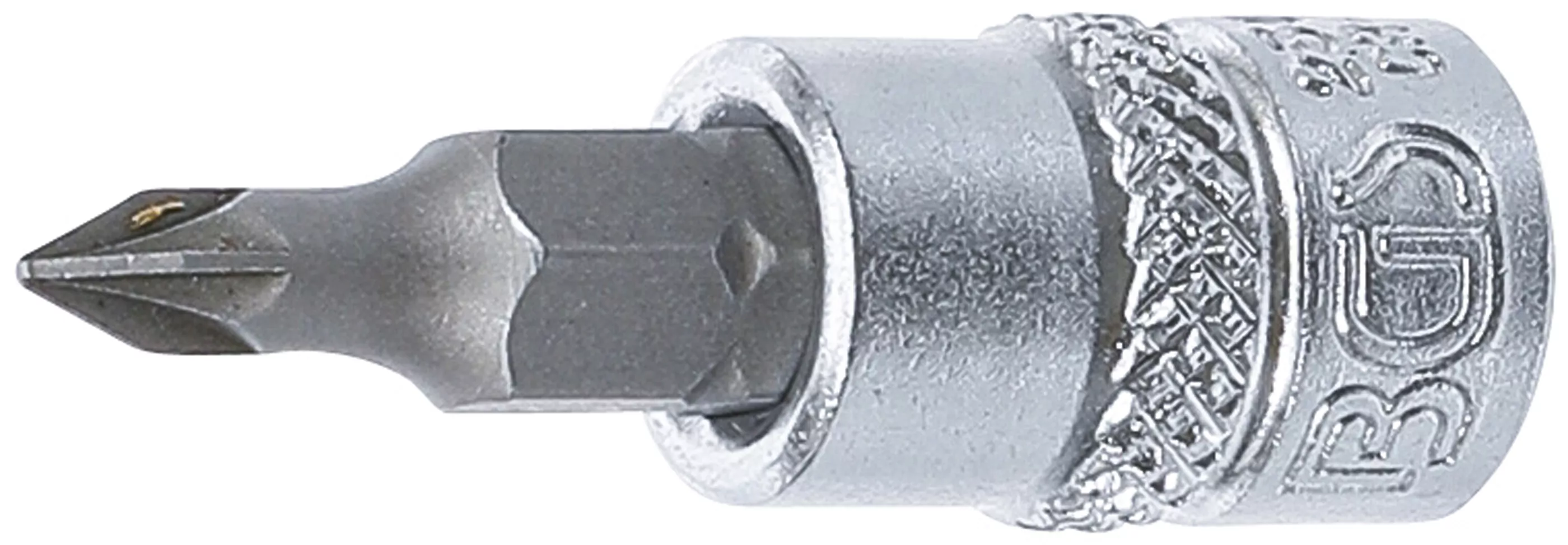Bit-Einsatz | Antrieb Innenvierkant 6,3 mm (1/4") | Kreuzschlitz PZ0