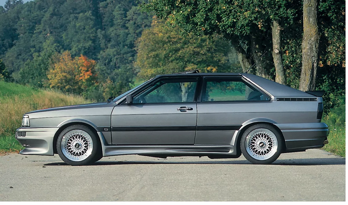 Rieger Seitenschweller für Audi 80 Typ 81+85 -    carbon optik