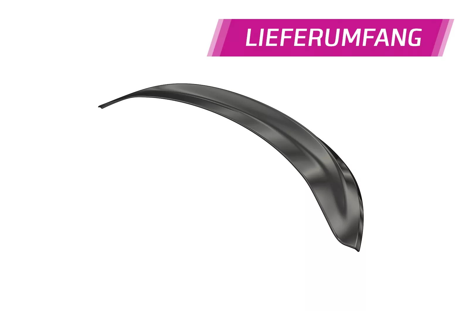 Heckflügel mit ABE für Porsche 911 / 992 HF745 Schwarz Strukturiert