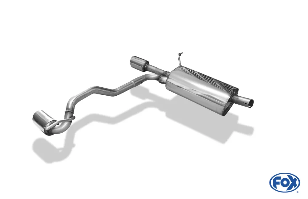 Dacia Duster 4x2 - Facelift  Endschalldämpfer Ausgang rechts/links - 1x90 Typ 16 rechts/links