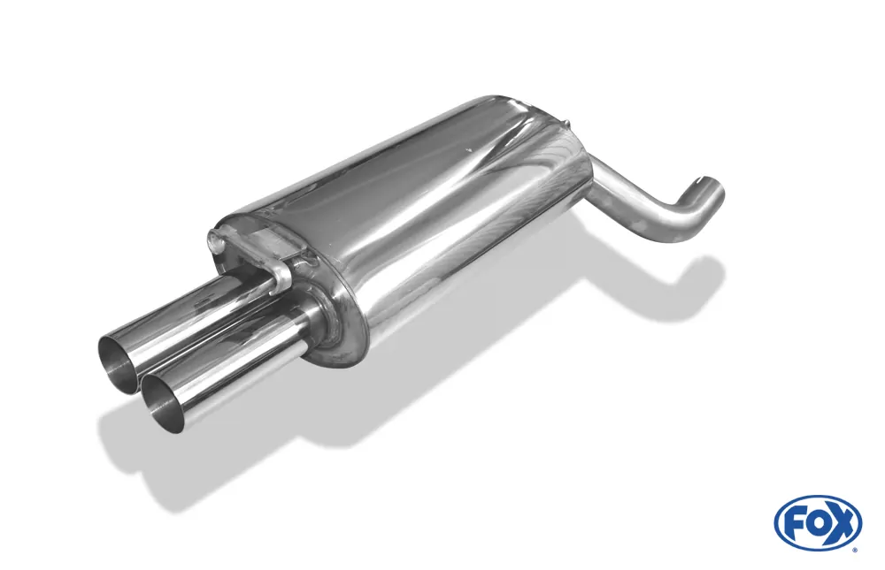 Audi 100 quattro Typ C3 Endschalldämpfer - 2x63 Typ 10 Kopie