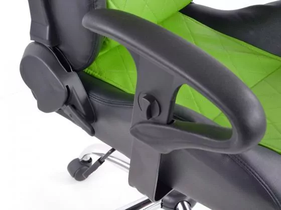 FK Sportsitz Bürodrehstuhl Detroit schwarz/grün Chefsessel Drehstuhl Bürostuhl