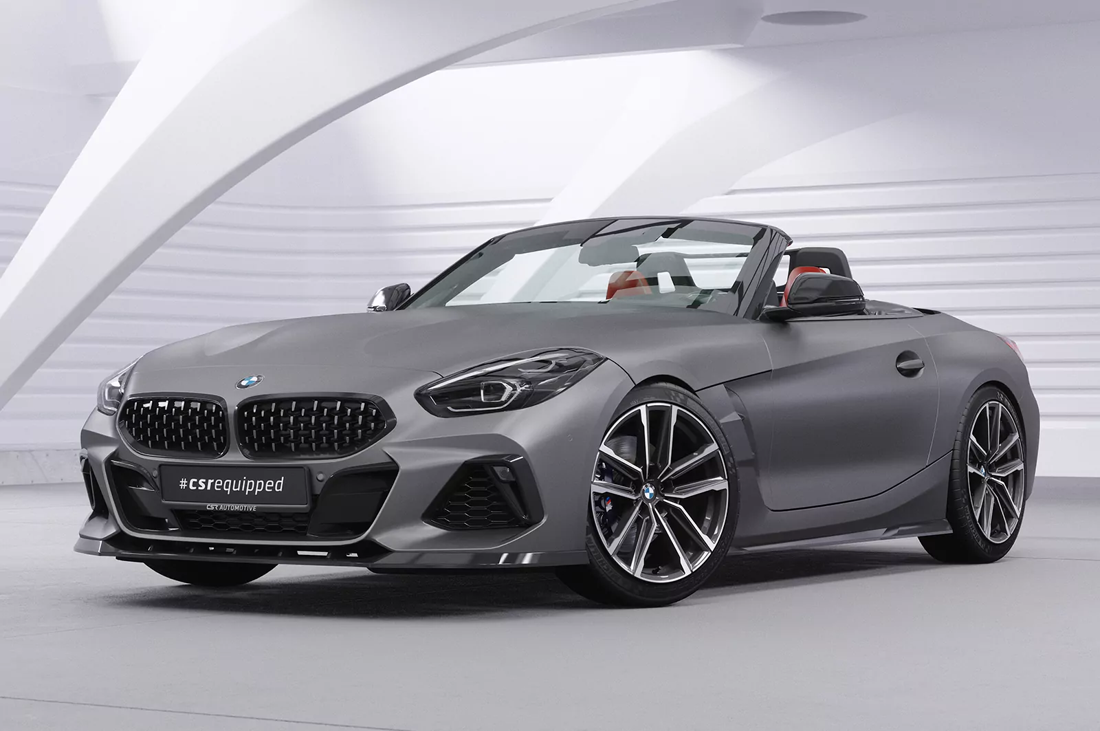 Seitenschweller für BMW Z4 (G29) M-Paket / M40i SS486 Schwarz Strukturiert