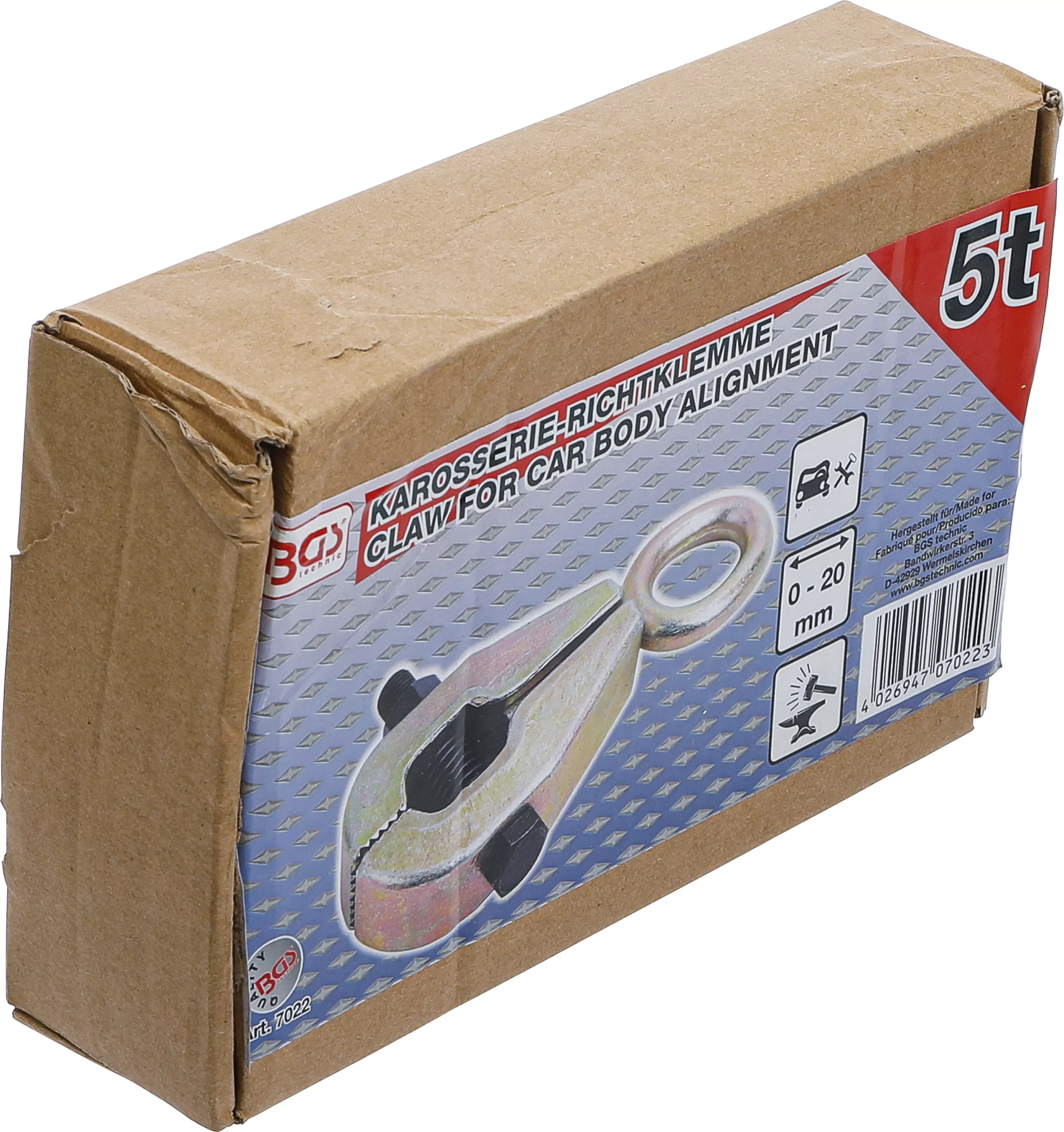 Karosserie-Richtklemme | zwei Zugrichtungen | max. 5 t