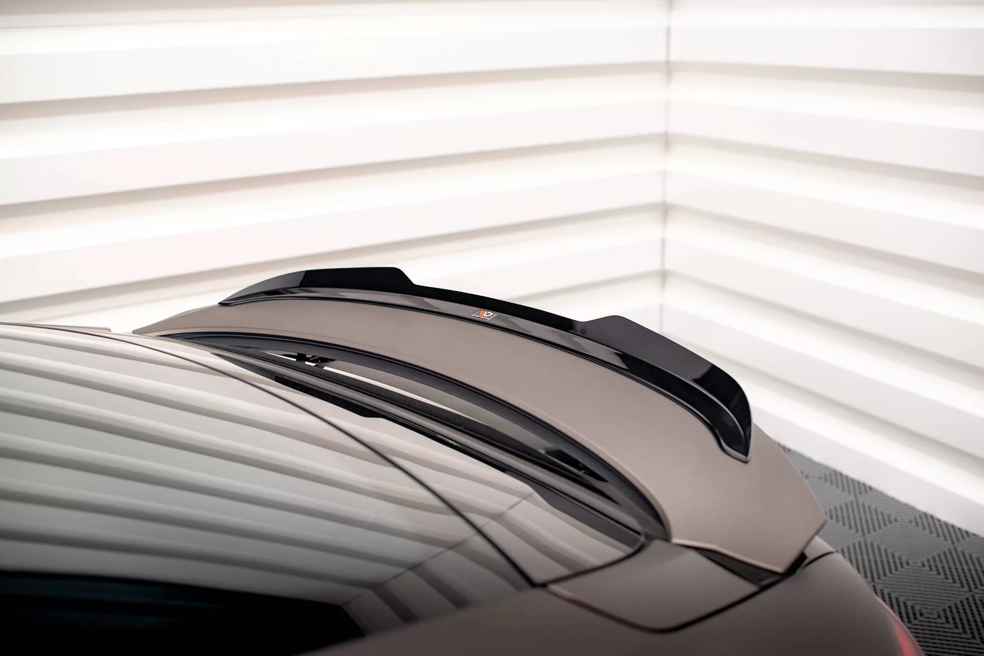 Spoiler CAP Für Audi E-Tron GT / RS GT RS Mk1 Schwarz Hochglanz