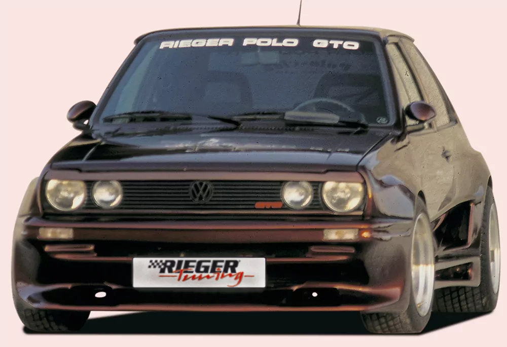 Rieger Spoilerstoßstange Breitbau II für VW Polo 2/3 - Coupé 75-94 carbon optik