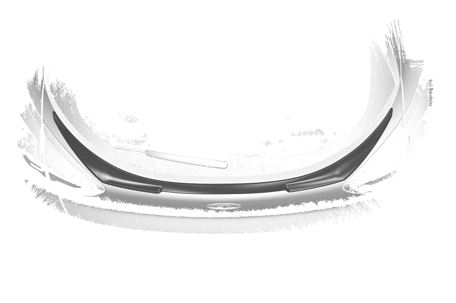 Heckflügel mit ABE für Ford Puma ´20 HF817 Strukturiert (schwarz matt)