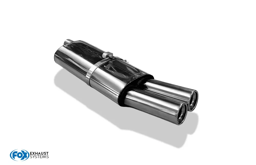 Opel Kadett E-CC  Endschalldämpfer - 2x80 Typ 13