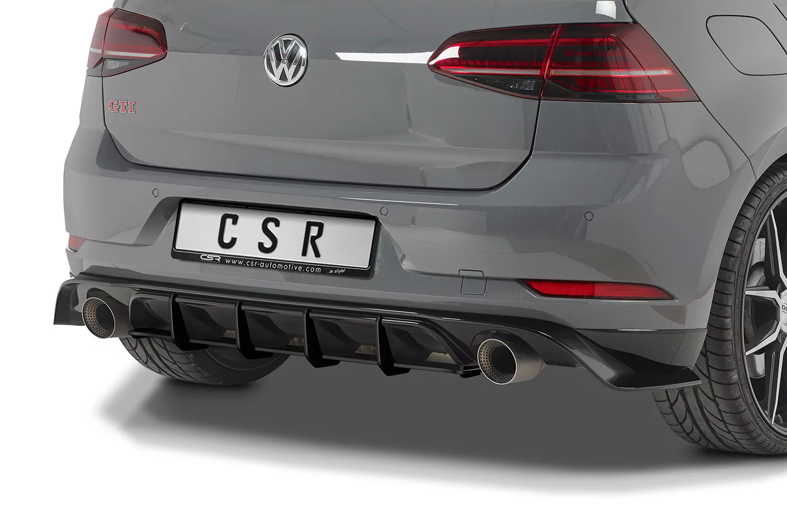 Racing Diffusor / Heckansatz für VW Golf 7 (Typ AU) GTI TCR HA311