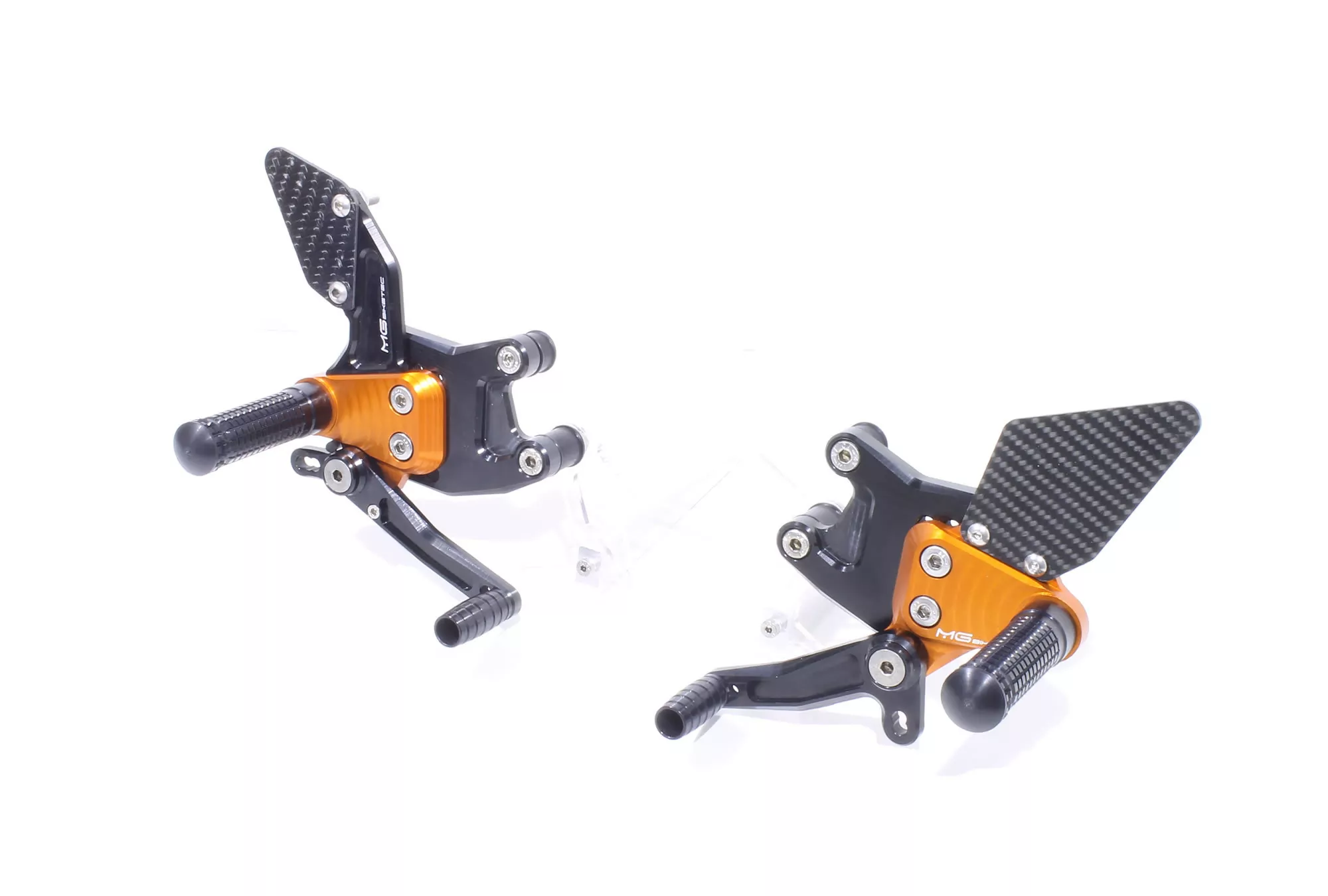 MG Biketec Sportfussrastenanlage / Rastenanlage / Fußrastenanlage mit ABE, gültig in D - A - CH für KTM 1190 RC8 ab 2008