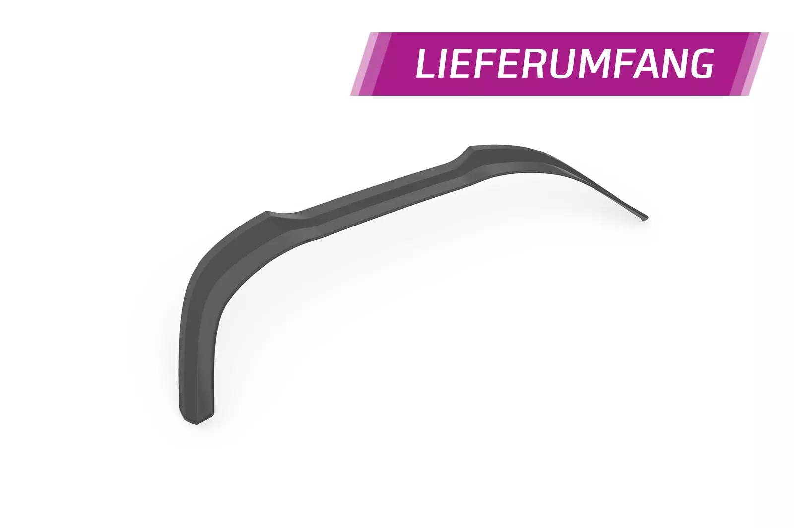 Heckflügel mit ABE für Fiat Tipo (Typ 356) Sport HF980 Schwarz Strukturiert