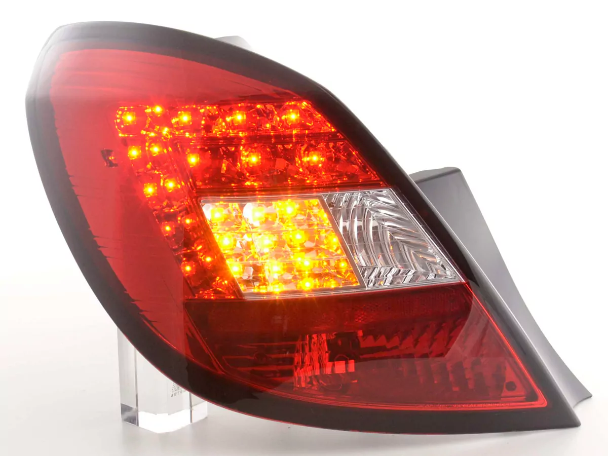 LED Rückleuchten Set Opel Corsa D 5-türig Bj. 06-10 rot/klar