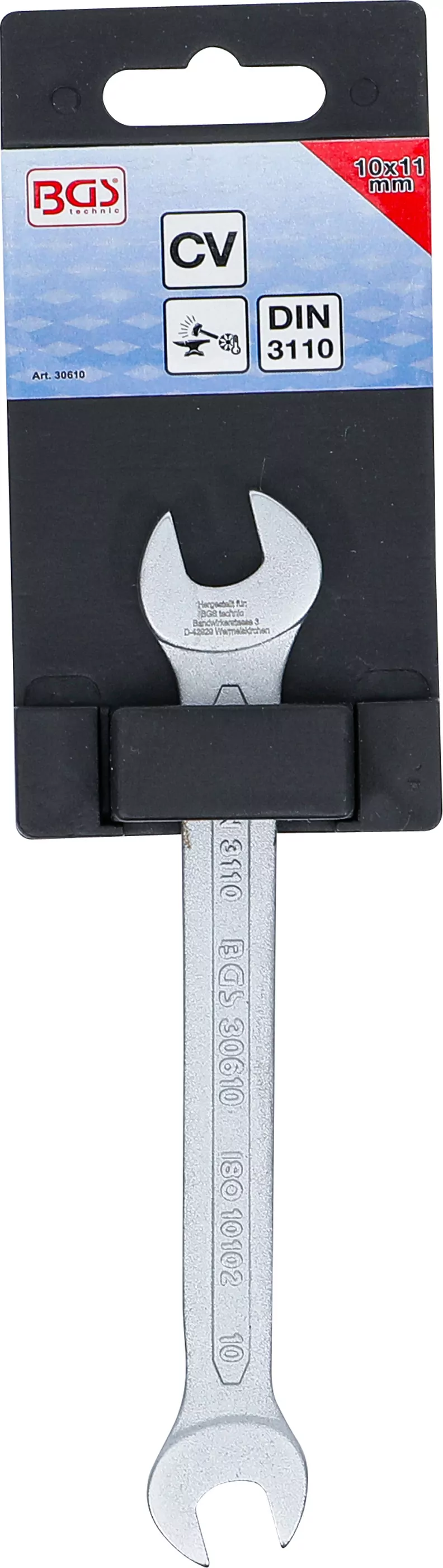 Doppel-Maulschlüssel | SW 10 x 11 mm