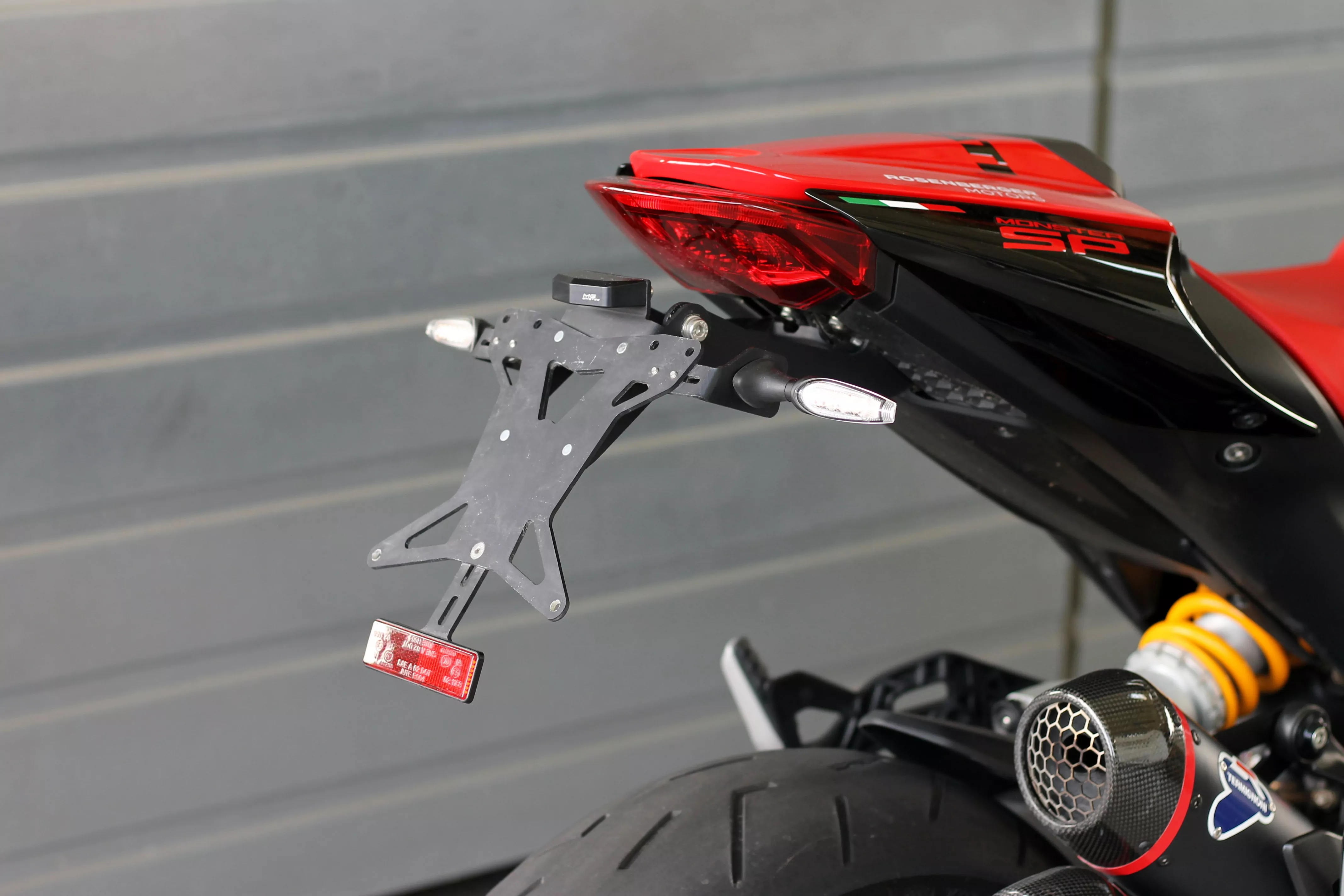 MG Biketec Kennzeichenhalter für Ducati Monster / Monster+ 937 (950) ab 2021