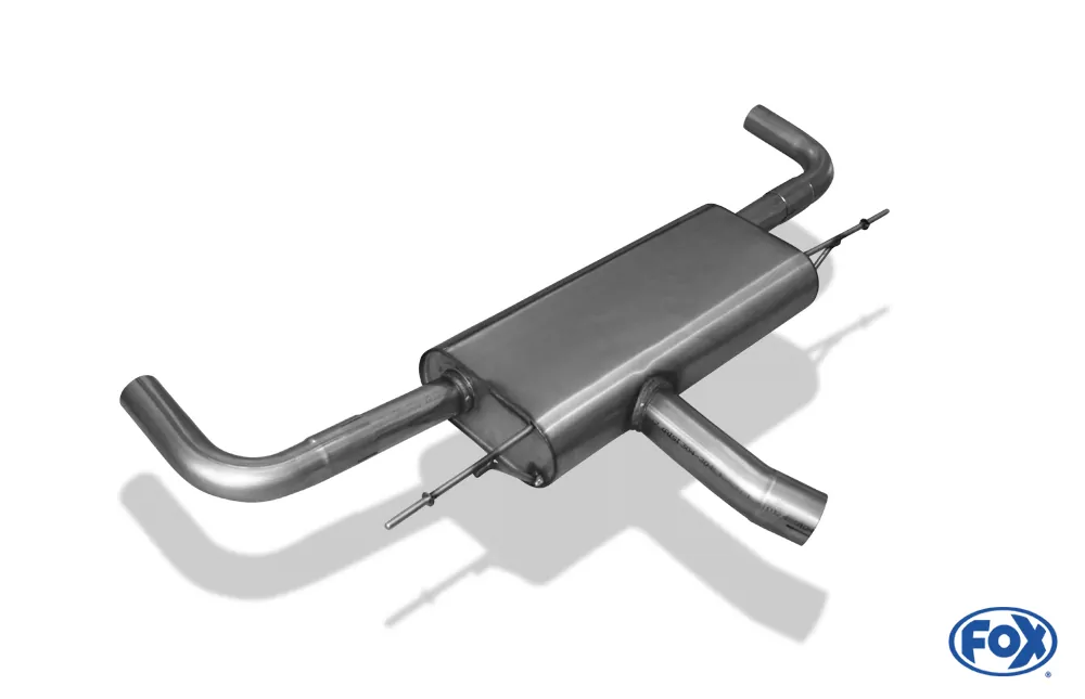 Ford Mondeo V Schrägheck/ Kombi (Touring) Endschalldämpfer quer Ausgang rechts/links - Ausgang der Endrohre in der originalen Stoßstange