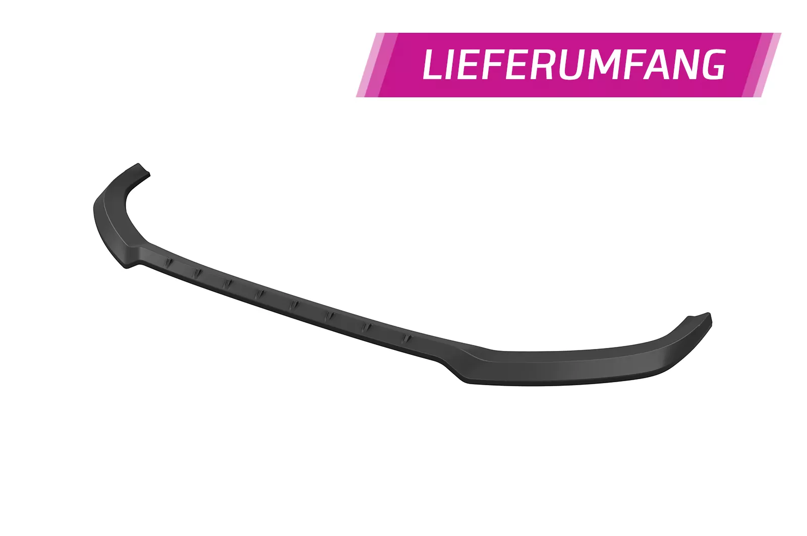 Cup-Spoilerlippe mit ABE für Audi SQ2 (GA) CSL839 Schwarz Strukturiert