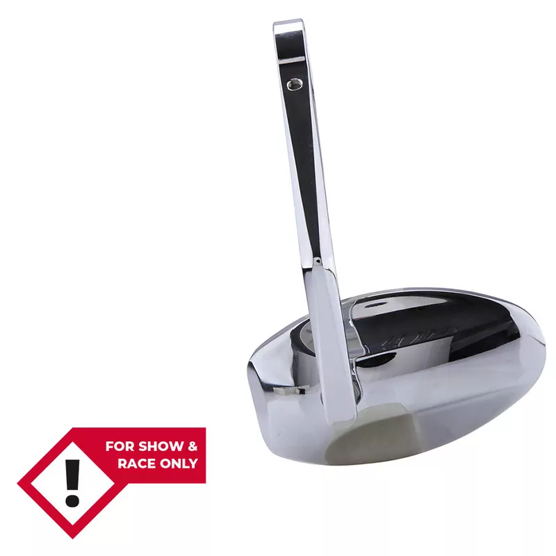 SHIN YO Ferrara Handlebar End Mirror Chrome (1pc)