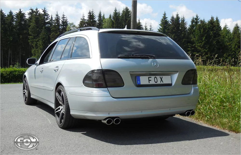 Mercedes E-Klasse S211 Kombi  Endschalldämpfer rechts/links - 2x88x74 Typ 32 rechts/links