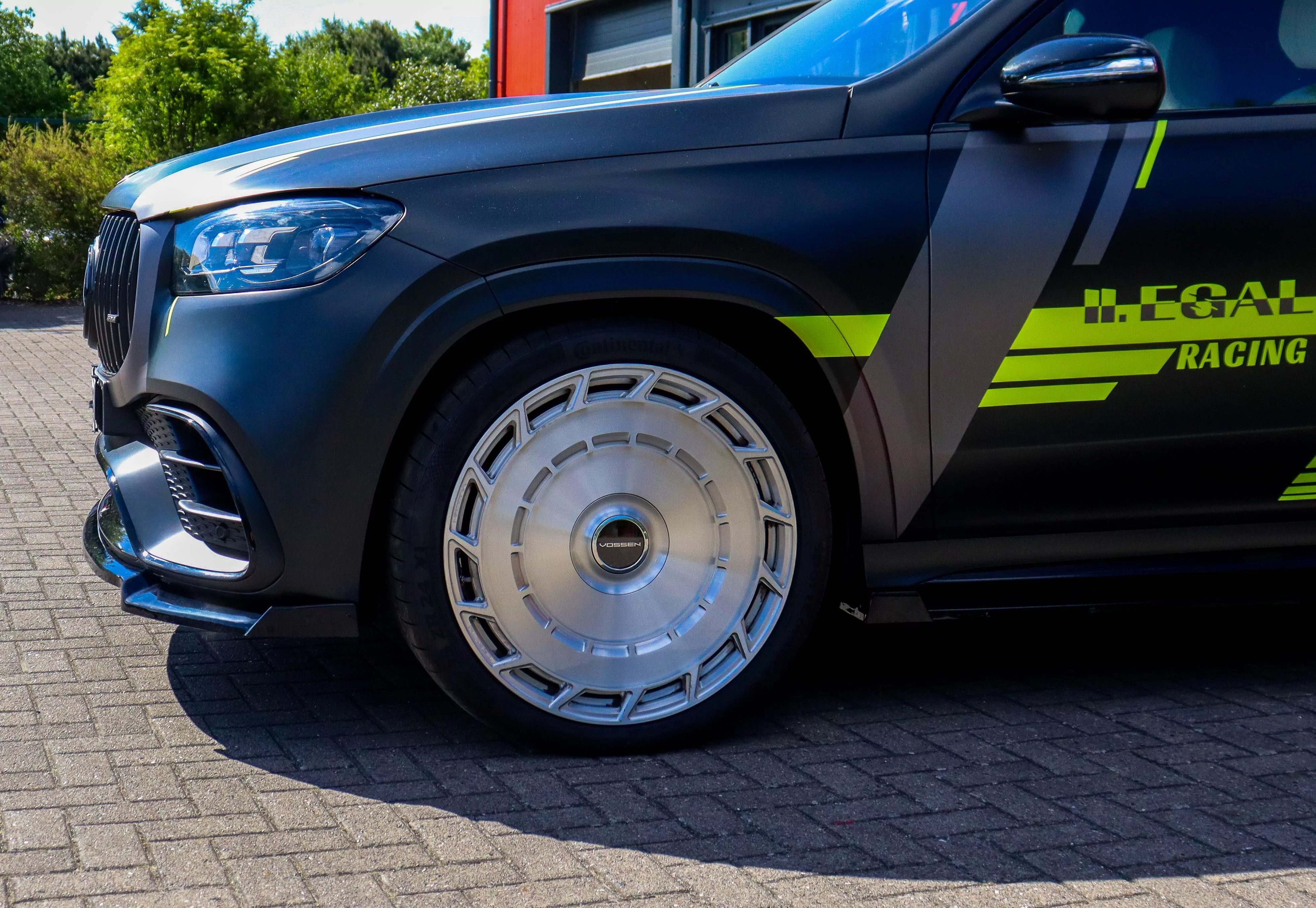 Cup Frontspoilerlippe mit Wings für Mercedes GLS 63 AMG 4 Matic