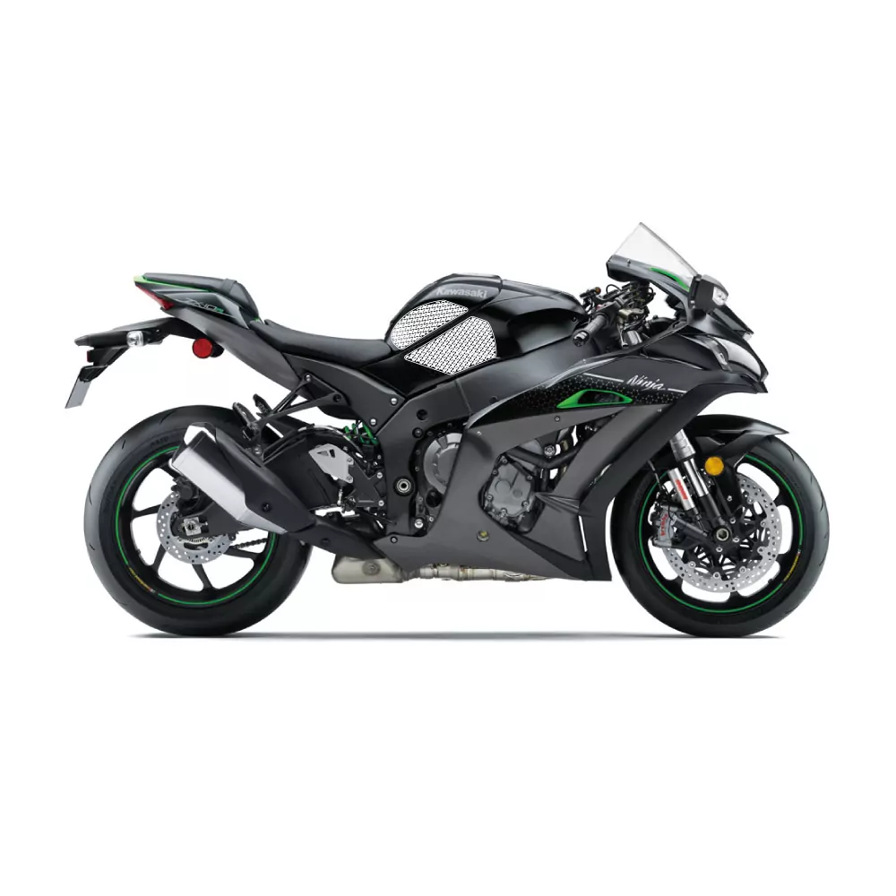 Stompgrip Traction Pad Icon für Kawasaki Ninja ZX-10R / RR 11-22 Klar