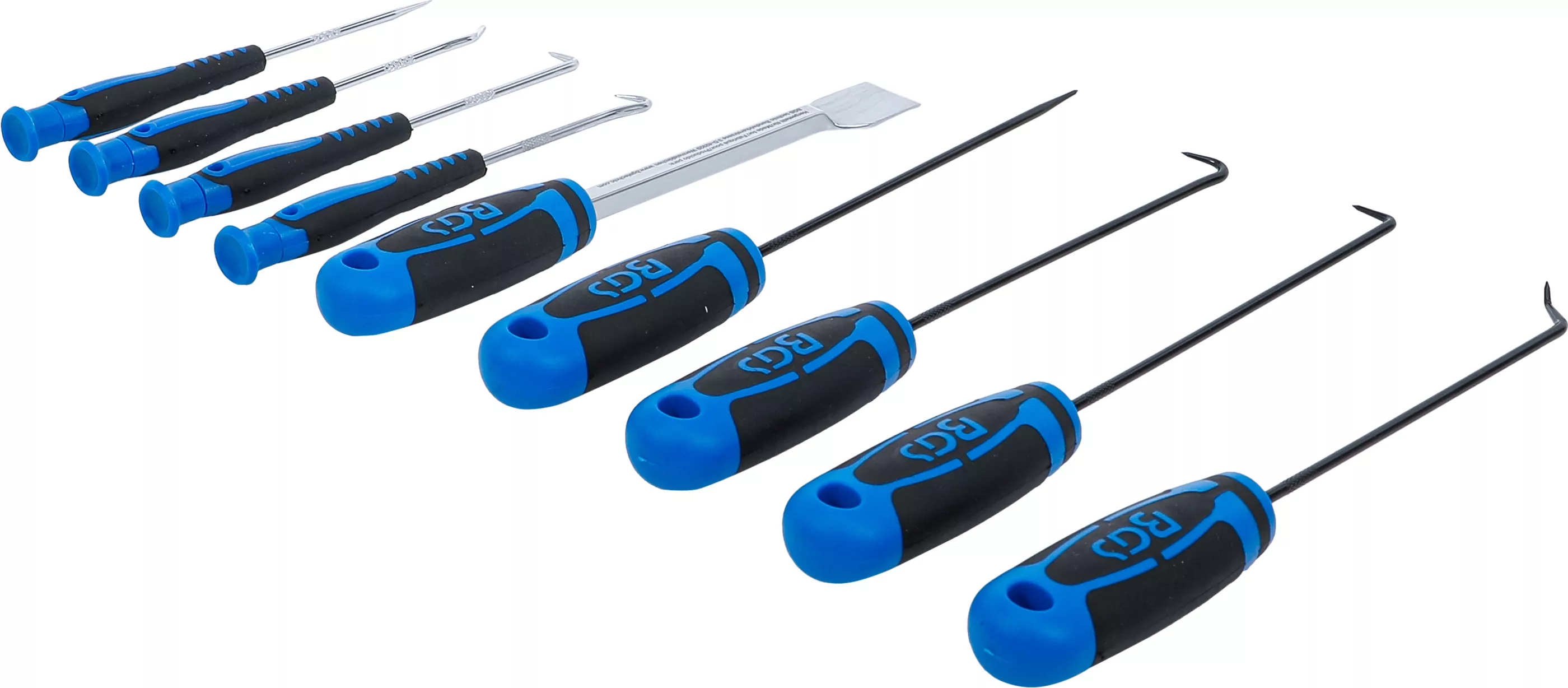 Nadel-, Haken- und Schaber-Satz | 9-tlg.