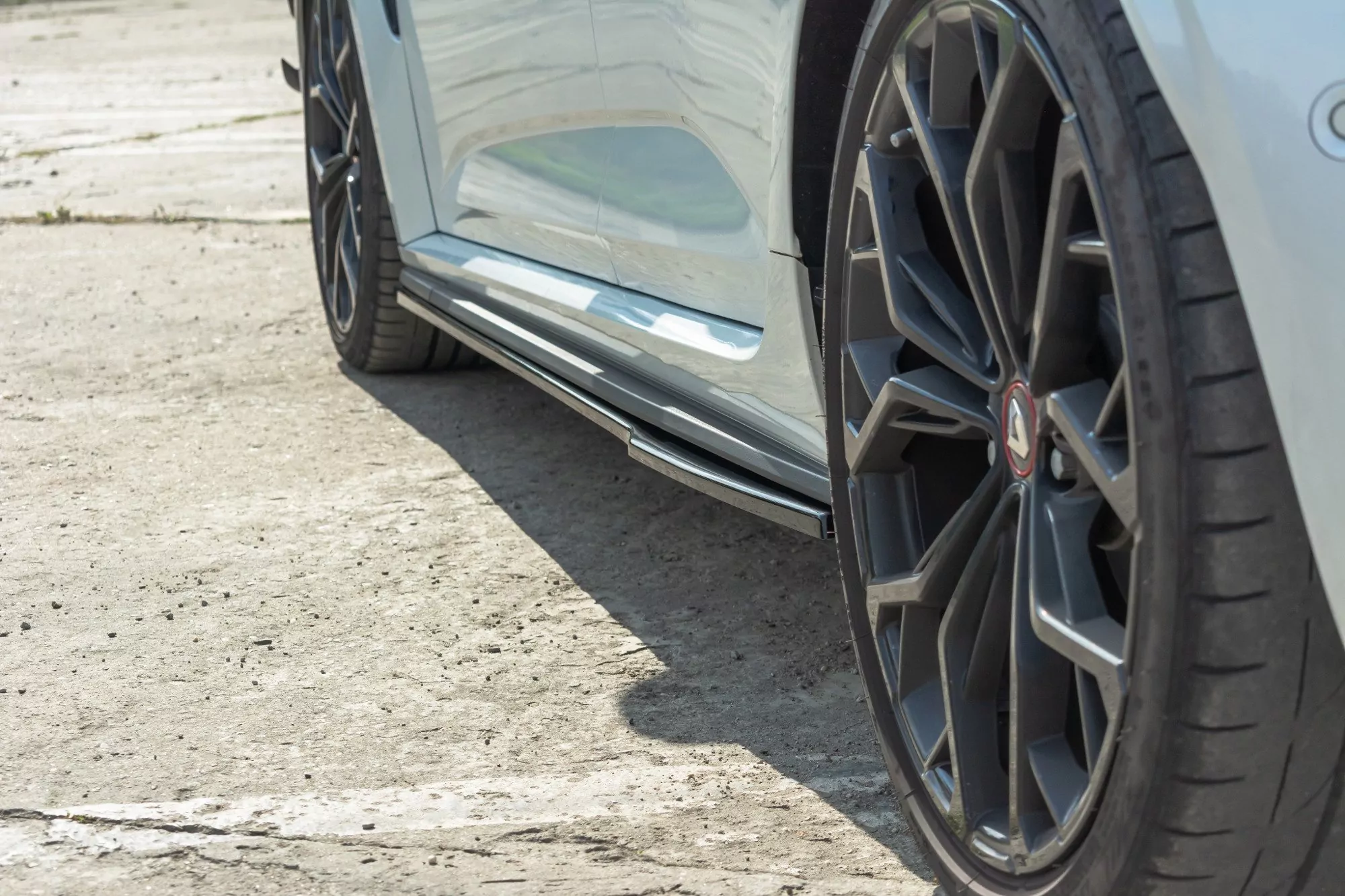 Seitenschweller Ansatz Passend Für Passend Für Renault Megane IV RS Schwarz Hochglanz Schwarz Hochglanz