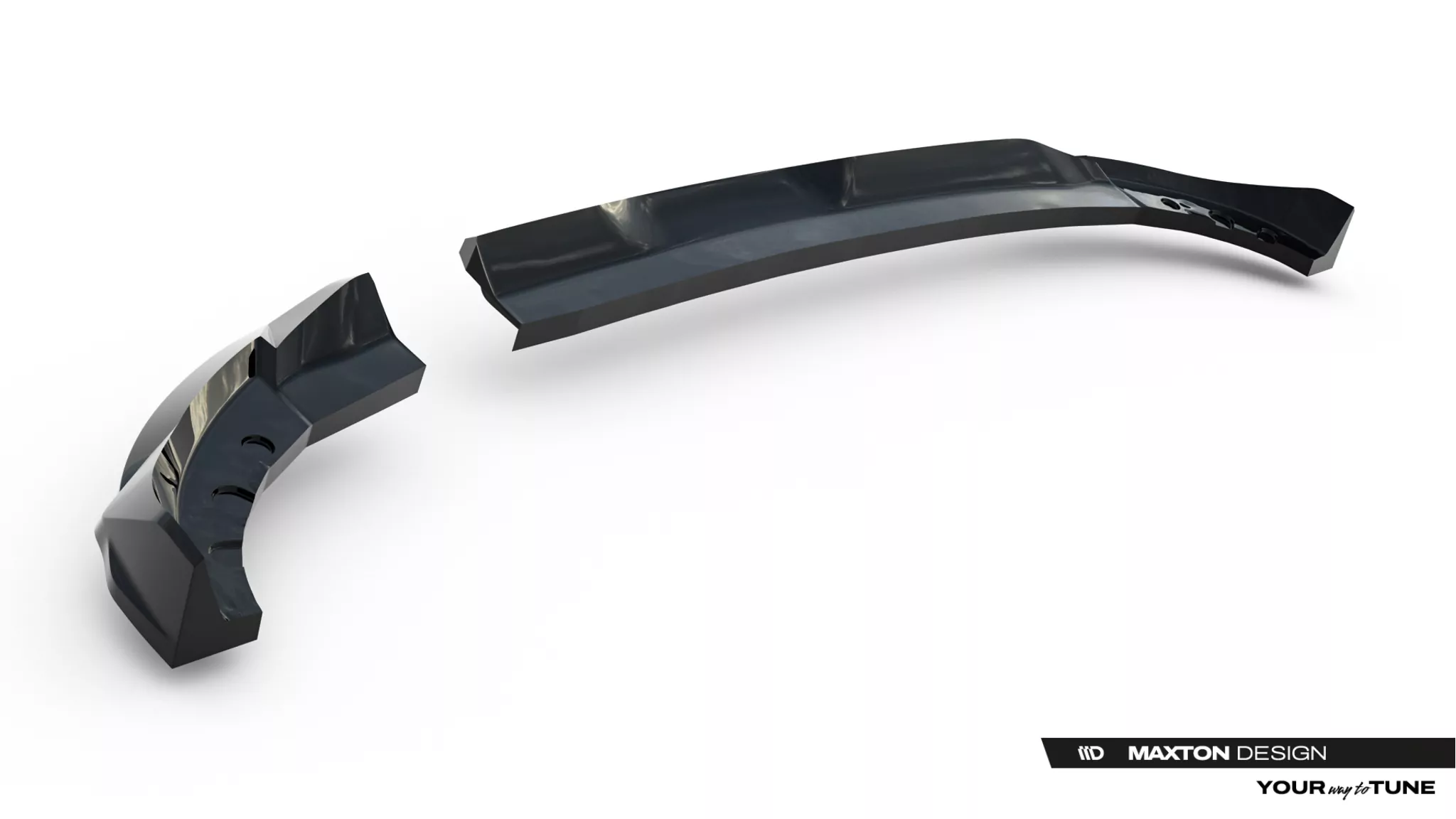 Mittlerer Cup Diffusor DTM Look Heck Ansatz Für Opel Corsa F Facelift (Mk6 Facelift) 