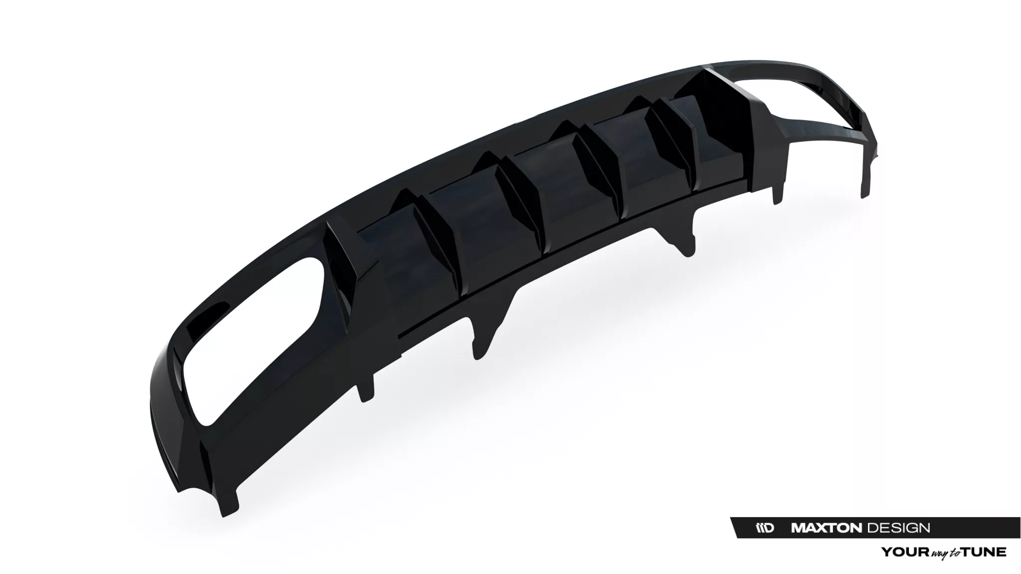 Diffusor Heck Ansatz Für Audi A4 / A4 S-Line Limousine / Avant B9 