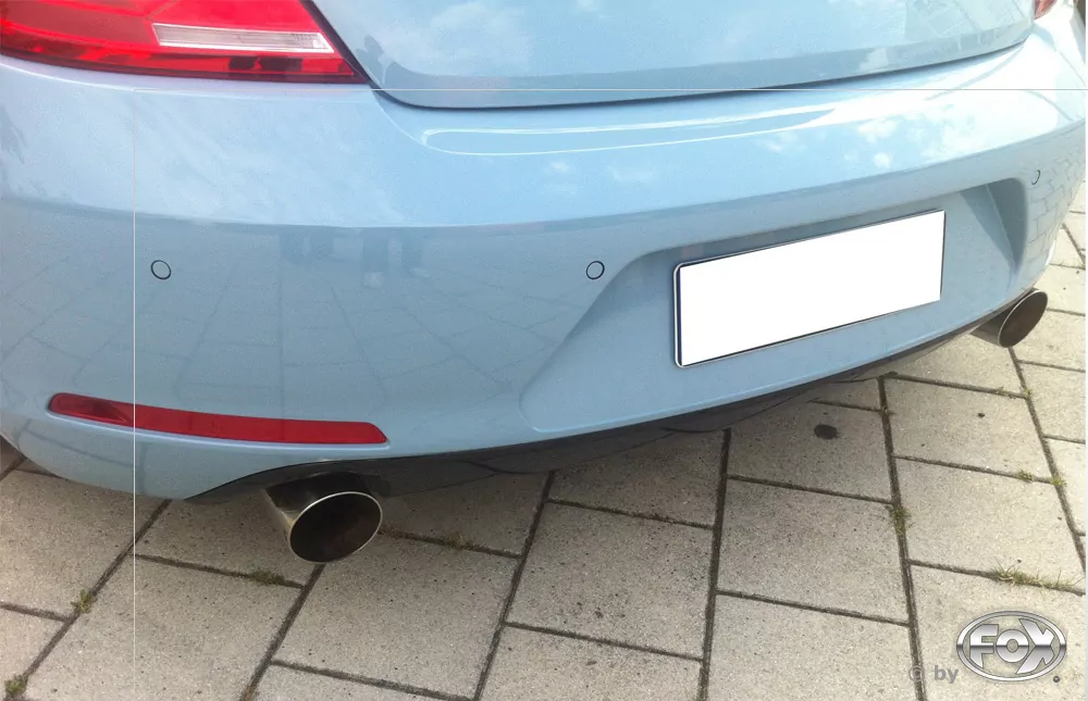 VW Beetle 2,0l - 16 (5C) Coupe & Cabrio  Endschalldämpfer Ausgang rechts/links - 1x100 Typ 25 rechts/links