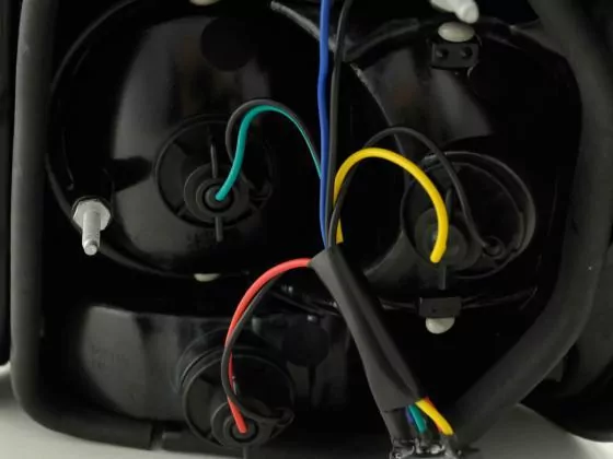 Rückleuchten Set VW Polo Typ 6N Bj. 94-99 schwarz