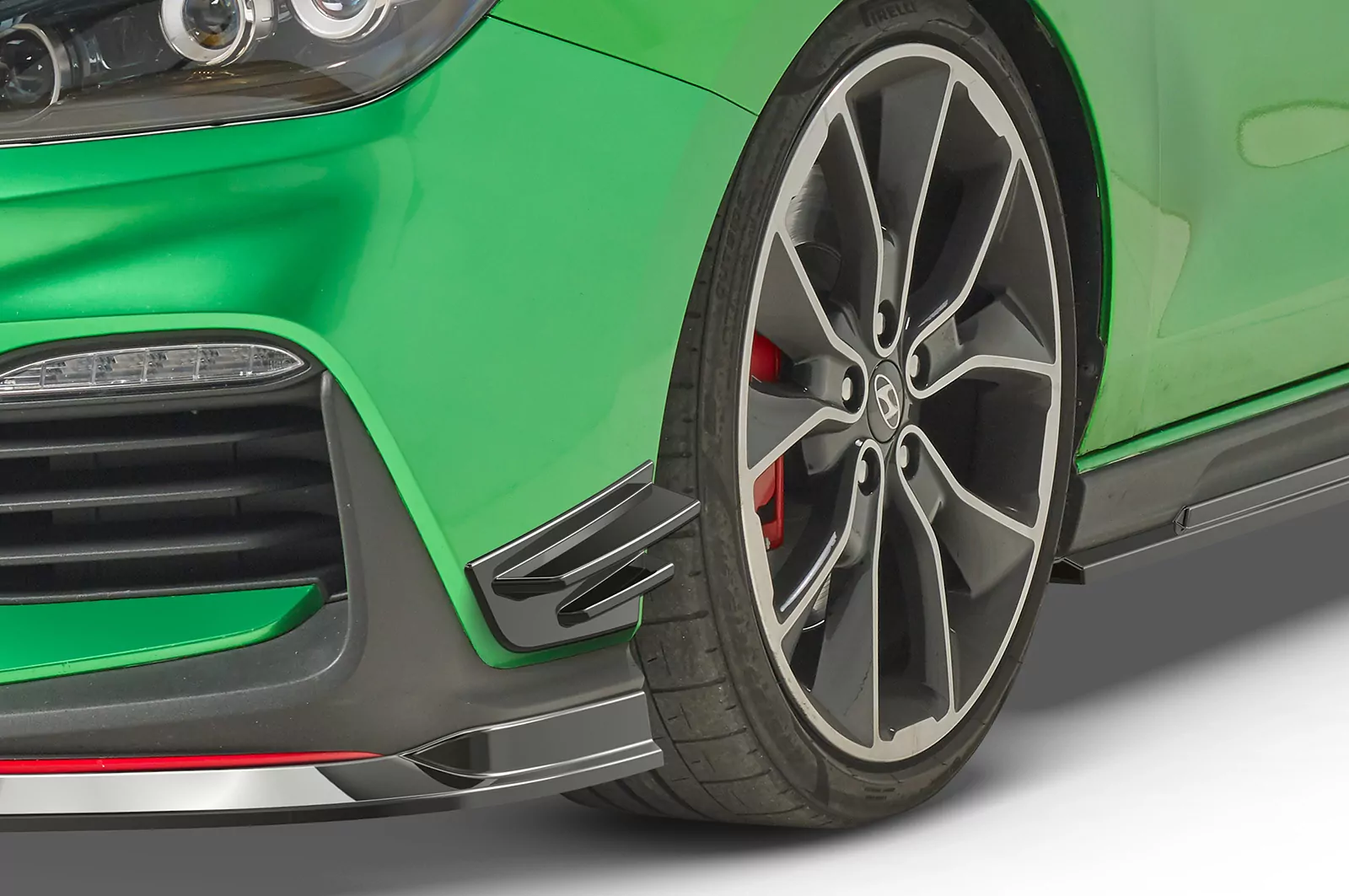 Performance Flaps für Hyundai I30 N (PD) FP016 Strukturiert (schwarz matt)