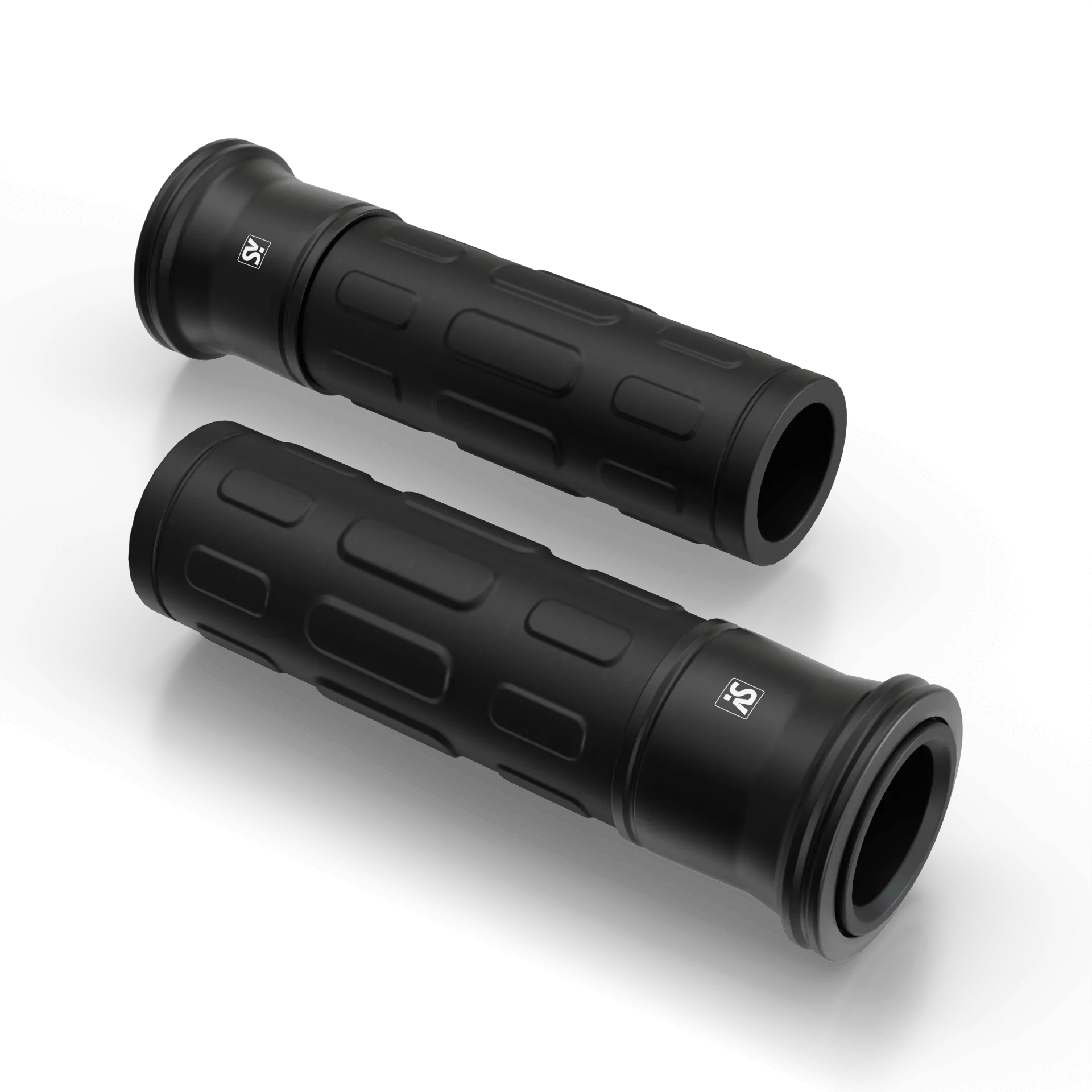 SHIN YO Circula-LS Handlebar Grips Rubber, 7/8 Inch (22.2mm), 125mm