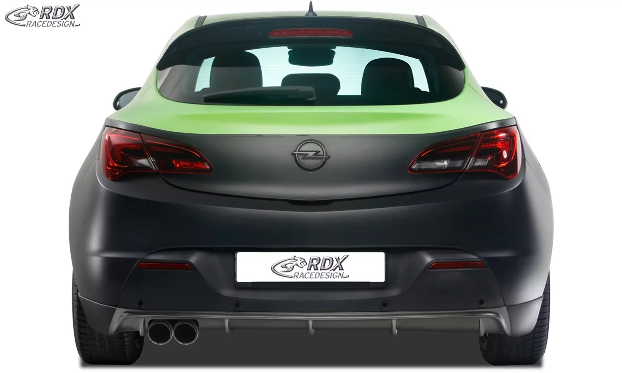 RDX Heckansatz für OPEL Astra J GTC Diffusor Heckblende Heckdiffusor