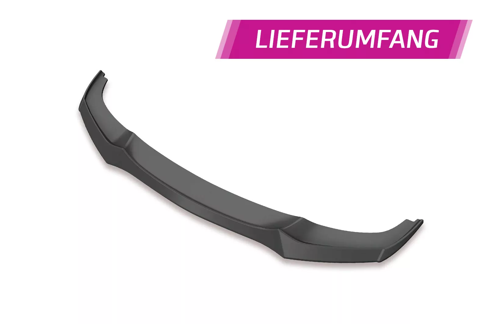 Cup-Spoilerlippe mit ABE für BMW 5er F10/F11 M-Paket CSL137 Strukturiert (schwarz matt)