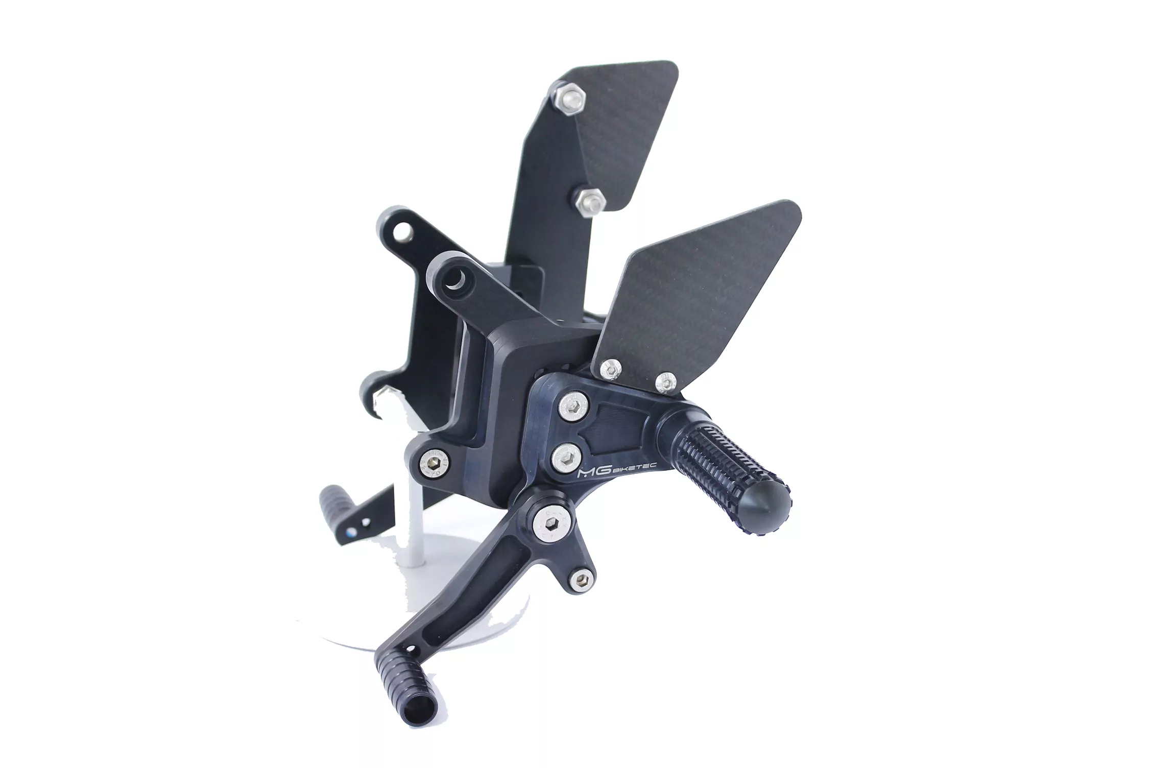 MG Biketec Sportfussrastenanlage / Rastenanlage / Fußrastenanlage mit ABE, gültig in D - A - CH für Kawasaki ZX-10R ab 2011-2015