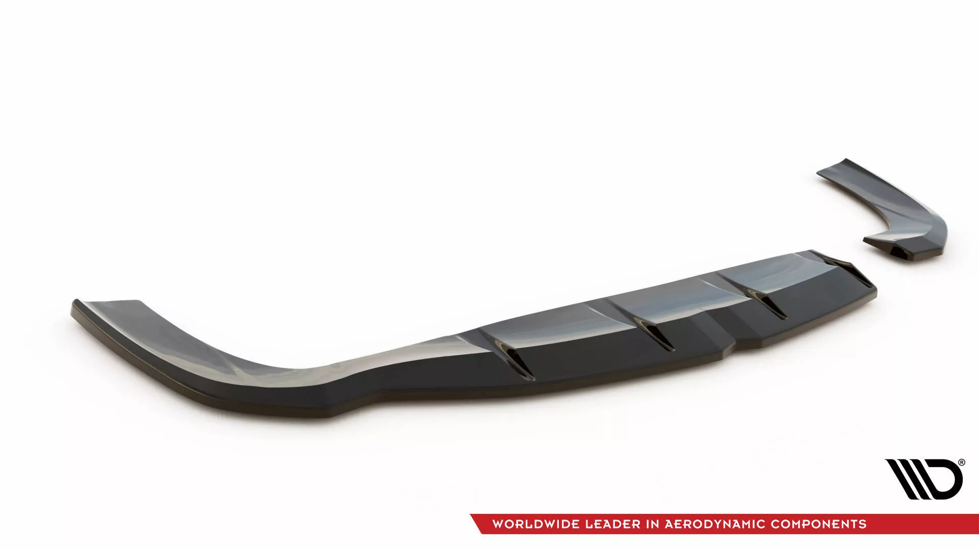 Heck Ansatz Flaps Diffusor Für Hyundai I30 Fastback N-Line Mk3 Facelift Schwarz Hochglanz