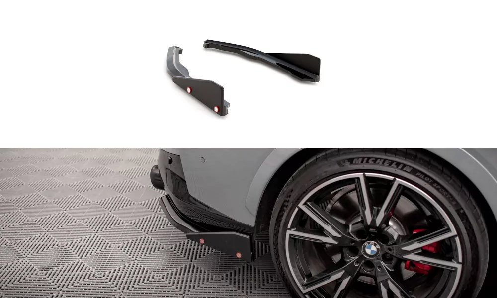 Heck Ansatz Flaps Diffusor V.2 + Flaps Für BMW 2 Coupe M240i G42
